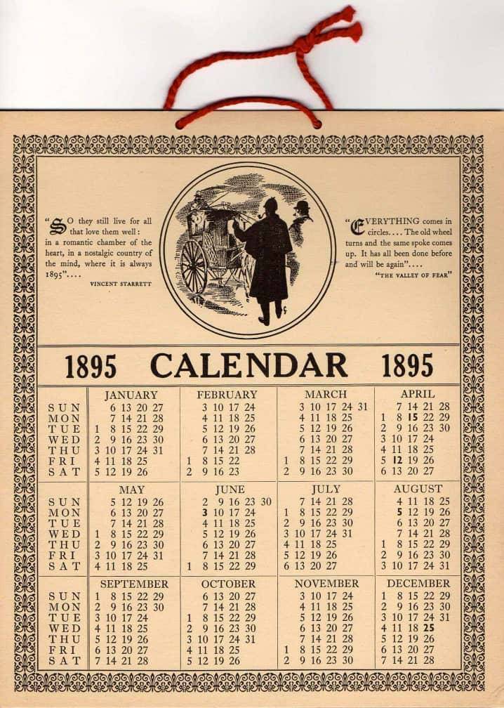 2019 காலண்டர் 1895 போலவே இருக்கும் அதிசயம்!