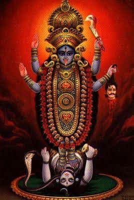 இறைவியில் உக்கிரமானவள் காளி.