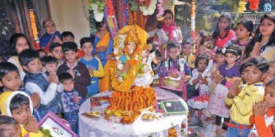 Navratri worship in the month of Purdasi