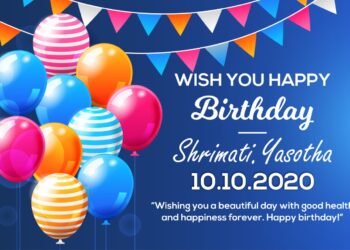 Happy Birthday-Shrimati.Yasotha Avl