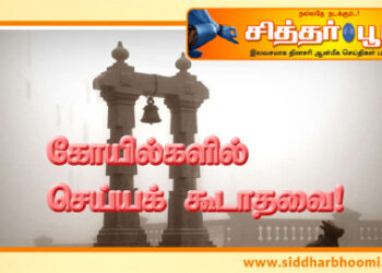 கோயில்களில் செய்யக் கூடாதவை!