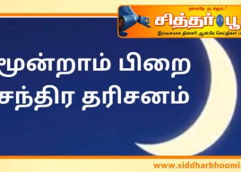 மூன்றாம்பிறை தரிசனம்.