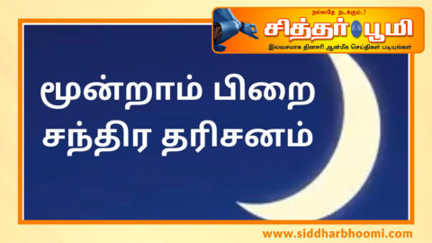 மூன்றாம்பிறை தரிசனம்.