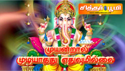 முயன்றால் முடியாதது எதுவுமில்லை