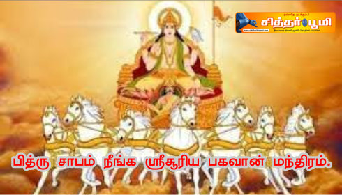 பித்ரு சாபம் நீங்க ஸ்ரீசூரிய பகவான் மந்திரம்.