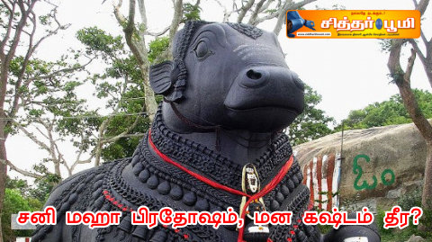 சனி மஹா பிரதோஷம், மன கஷ்டம் தீர?