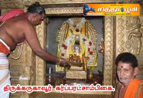 திருக்கருகாவூர் கர்ப்பரட்சாம்பிகை.
