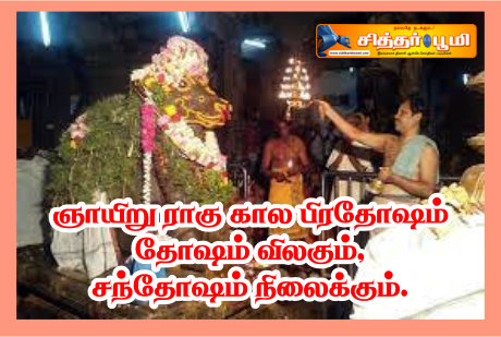 ஞாயிறு ராகு கால பிரதோஷம் தோஷம் விலகும், சந்தோஷம் நிலைக்கும்.