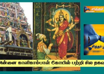 அன்னை காளிகாம்பாள் கோயில் பற்றி சில தகவல்