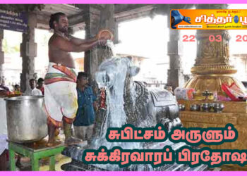 சுபிட்சம் அருளும் சுக்கிரவாரப் பிரதோஷம்.