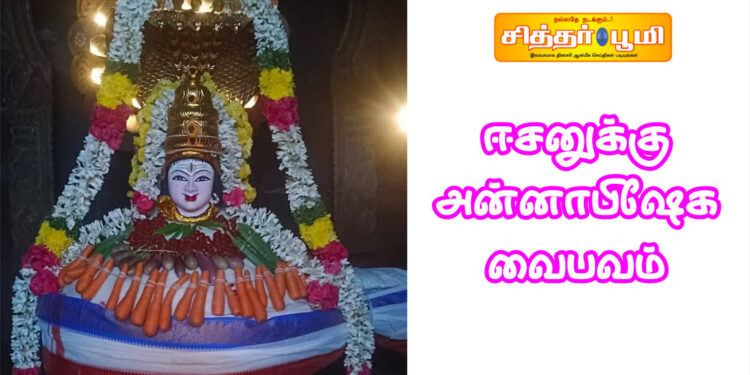 ஈசனுக்கு அன்னாபிஷேக வைபவம்