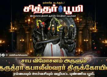 ஆருத்ரா கபாலீஸ்வரர் திருக்கோயில்!