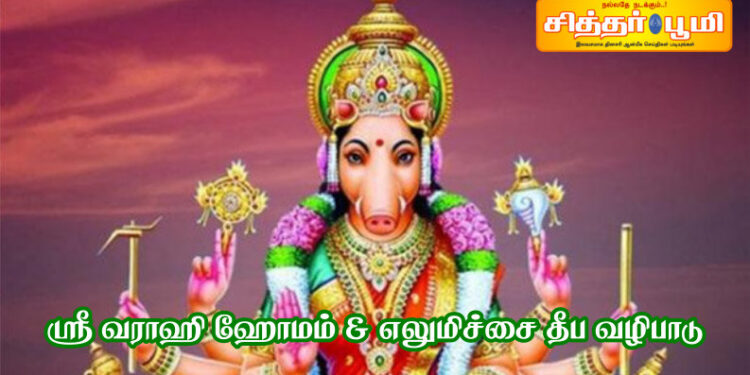 ஸ்ரீ வராஹி ஹோமம் & எலுமிச்சை தீப வழிபாடு